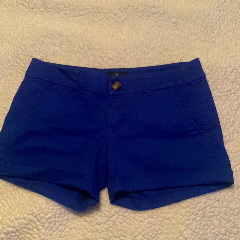 NWOT American Eagle midi stretch chino shorts